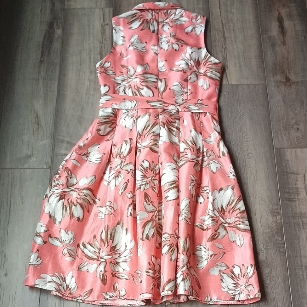 Jessica Howard Pink Floral Sleeveless Dress - Picture 9 of 9